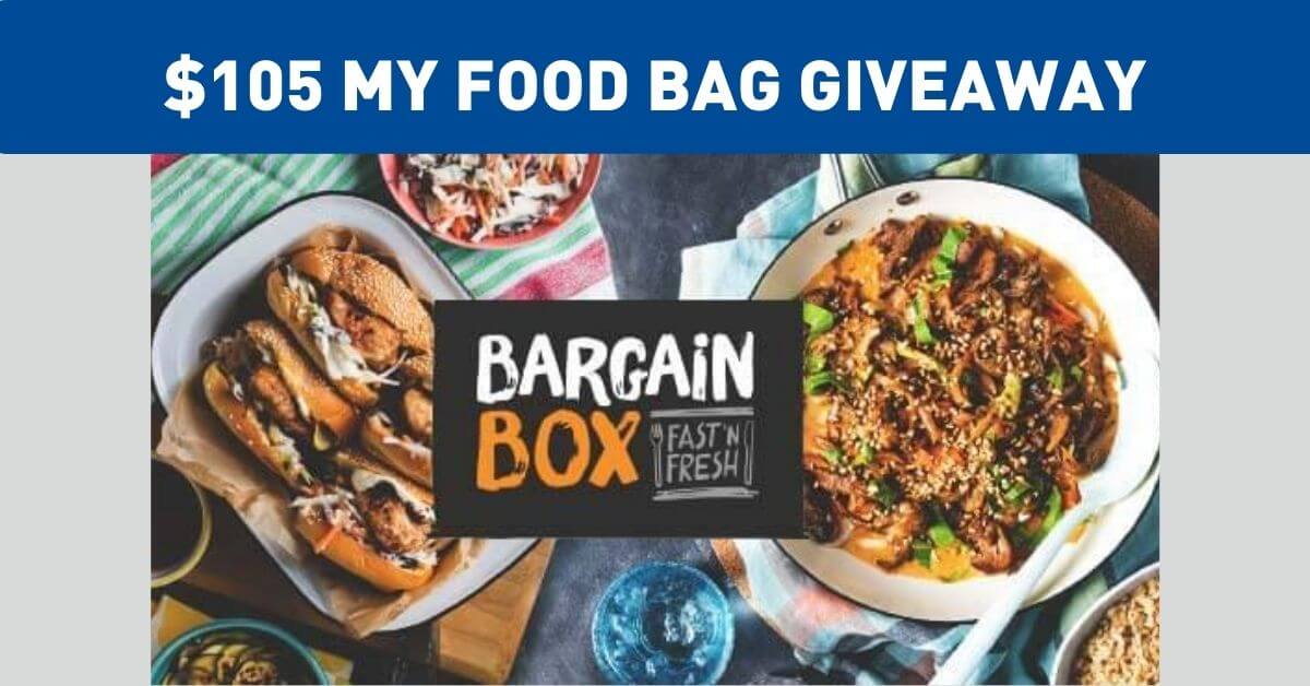 Our August Giveaway is a My Food Bag Bargain Box for 3 nights!